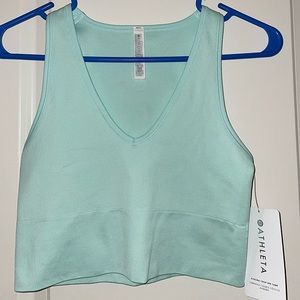 NEW!! (Athleta) Aurora Crop Rib Tank